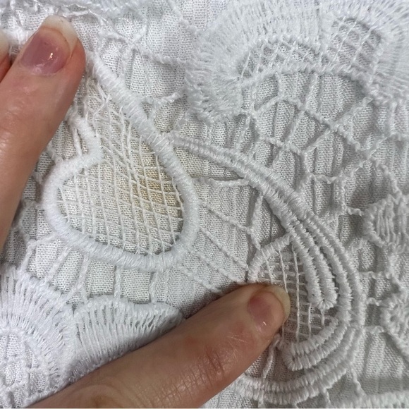 Cracker Barrel Maxi Dress womens small sleeveless lace overlay lined - Picture 3 of 8